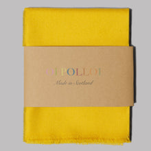 Load image into Gallery viewer, Johnstons of Elgin Extra Fine Merino Scarf (Yellow)
