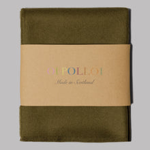 Load image into Gallery viewer, Johnstons of Elgin Extra Fine Merino Scarf (Dark Khaki)
